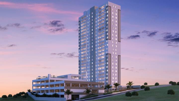 Fachada do Portal dos Jatobás breve lançamento na região do Parque Prado no Panamby Campinas