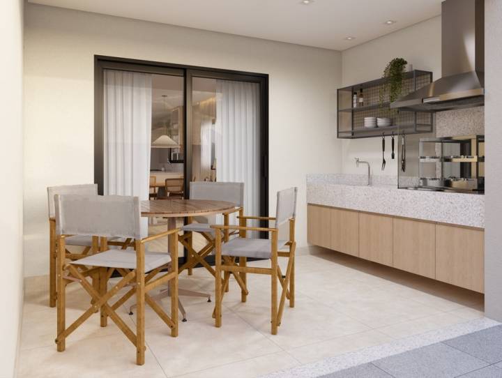 Churrasqueira das casas térreas