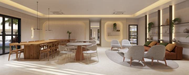 Salão de festas do empreendimento em Betel