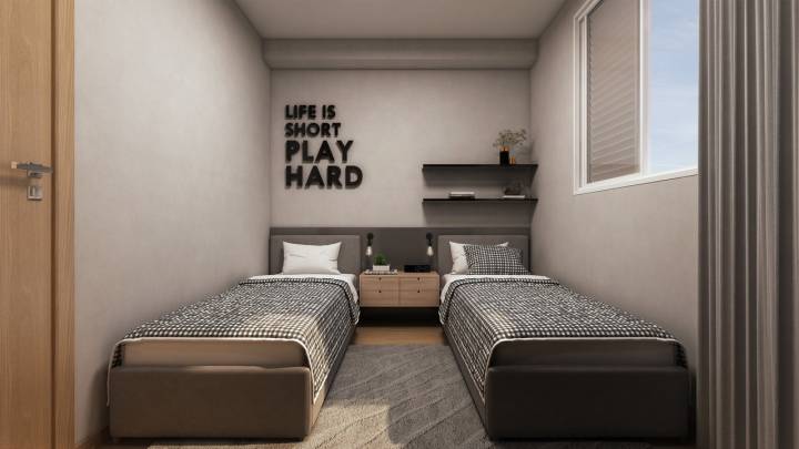 Segundo quarto do Portal dos Jatobás no Panamby, região do Parque Prado