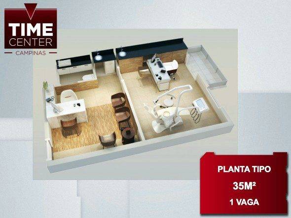 time center planta 35m2