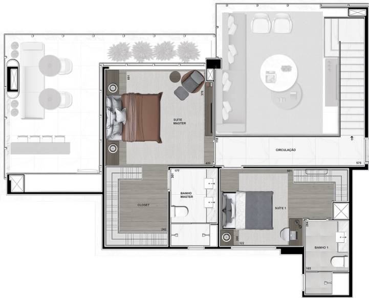 Planta Duplex 3 Piso Superior