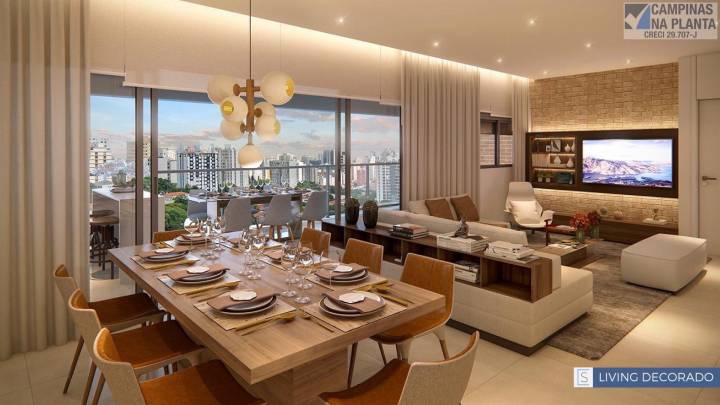 Sartoria Taquaral Living Apartamento Decorado 155 M2