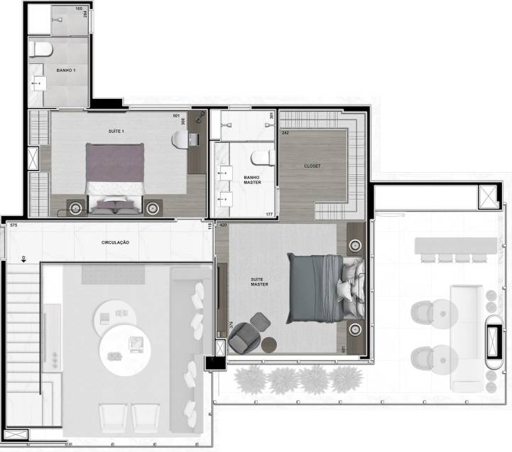 Vitra Plaenge Planta Duplex 1 Piso Superior