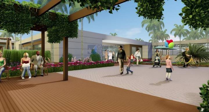 praça do terrace resort residence no jardim aurélia