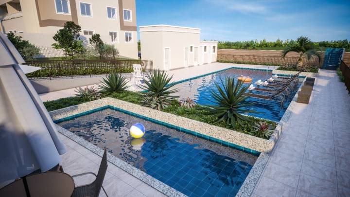 Piscina do Portal dos Buritis no Panamby Campinas