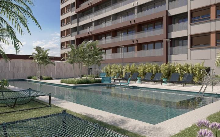 piscina do Helbor My Way Guanabara