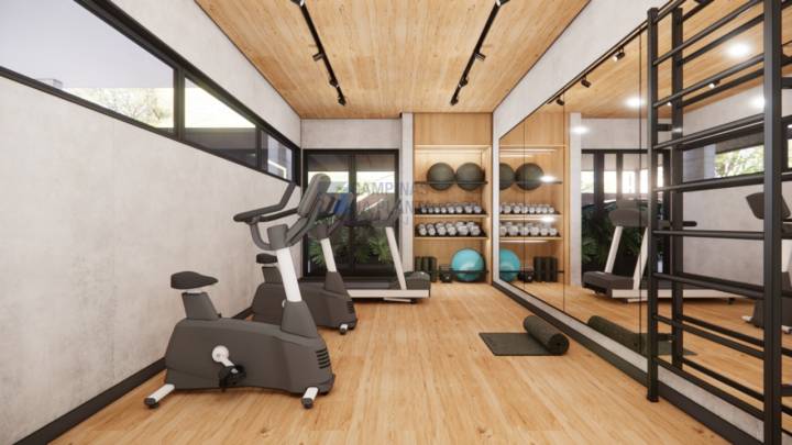 Academia premium do Wert Design Taquaral - lançamento no Taquaral com apartamentos na planta.