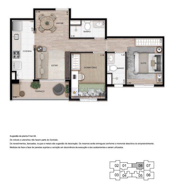 Teg Mansoes Planta 2 Quartos 1 Suite