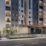 Fachada do Brisas Bella Città em Campinas, apartamento pronto para morar.