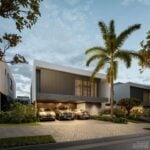Fachada da casa Abaporu lançamento em Casas Alphaville Dom Pedro Zero