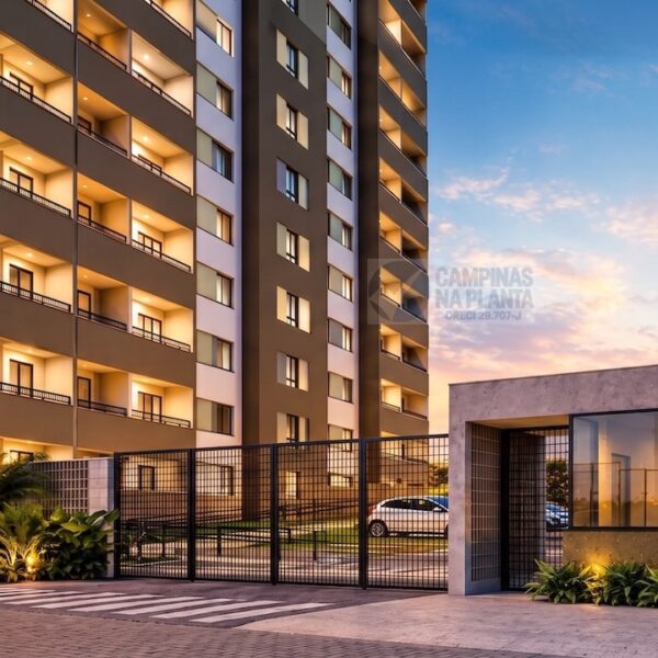 Perspectiva do Residencial Bonfim, apartamento na planta em breve lançamento em Campinas SP