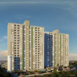 Fachada do Residencial Douro com torres residenciais em Campinas