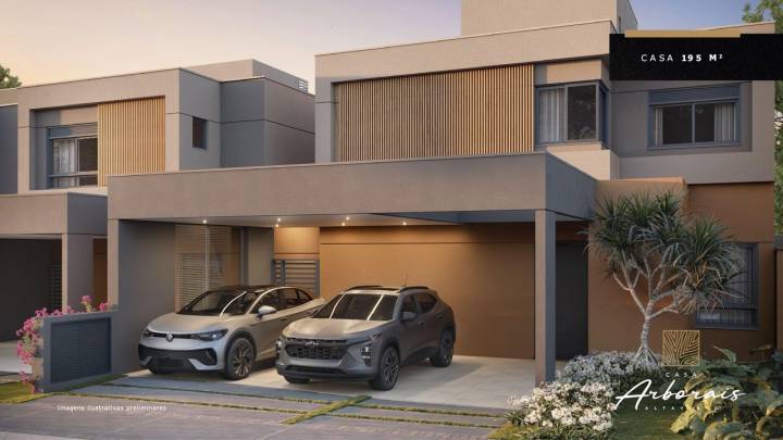 casa arborais altavista breve lançamento de casas na planta em Campinas, alto padrão, fachada 195m2