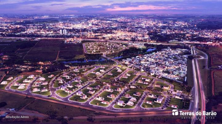 residencial das acácias paulinia simulacao aérea