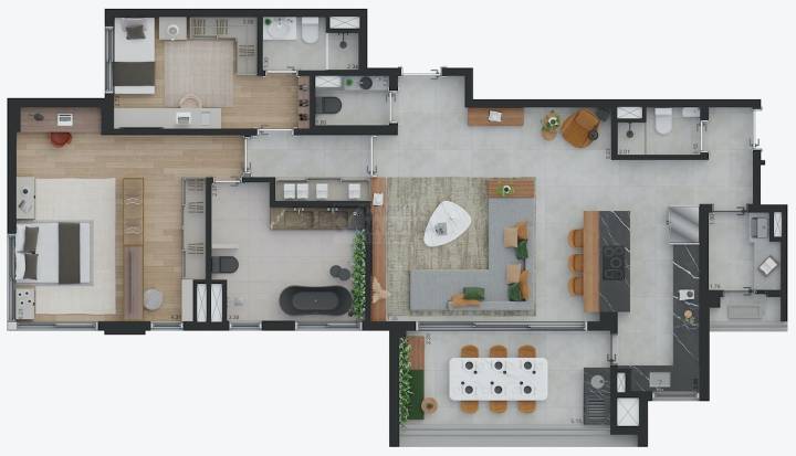 vestra cambui apartamento na planta cambuí planta com suite master ampliada