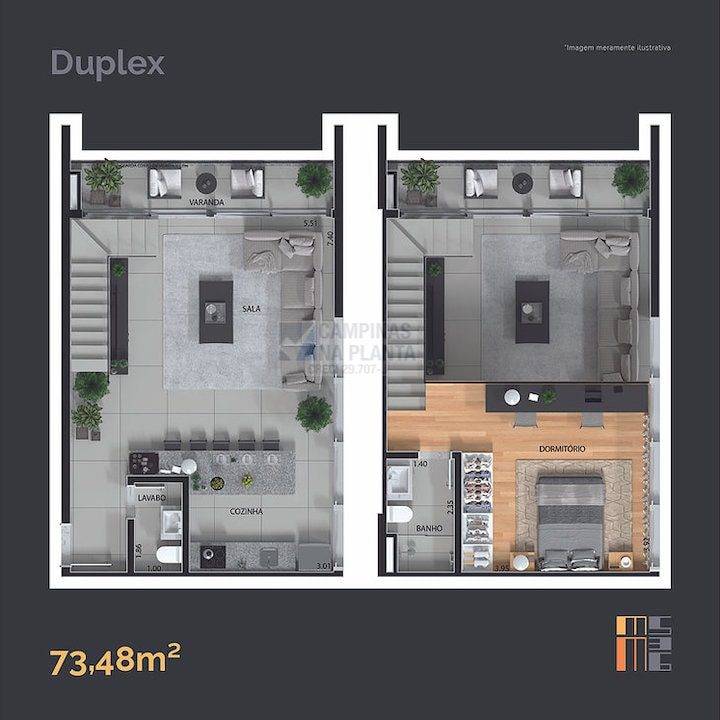 mm 536 cambui planta duplex 73m2