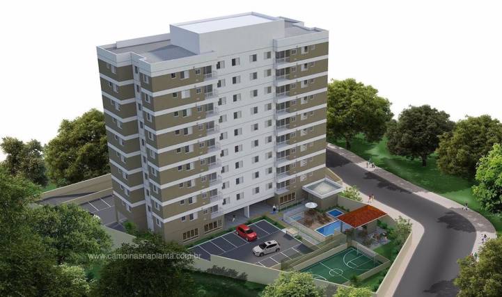 Perspectiva Aérea do Villa Parque Vila Industrial