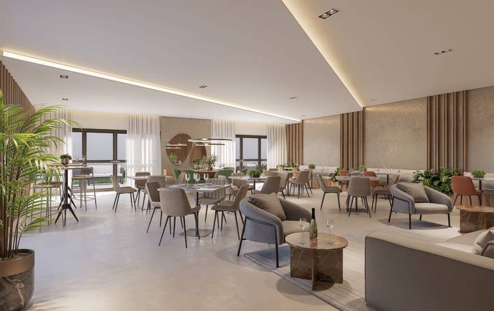 Salão de festas no Residencial San Pietro