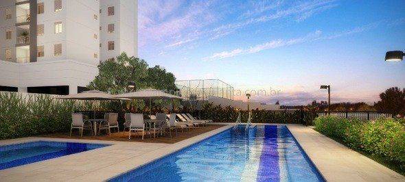 Invite Taquaral Perspectiva Ilustrada da Piscina