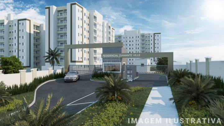 diamante ville lancamento mrv fachada portaria dia