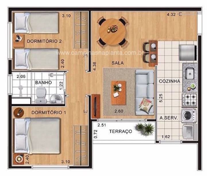 Planta de ponta Villa Parque Vila Industrial