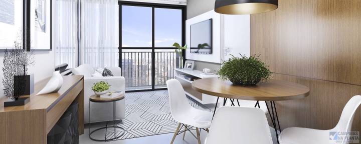 Sala do apartamento residencial rubem alves