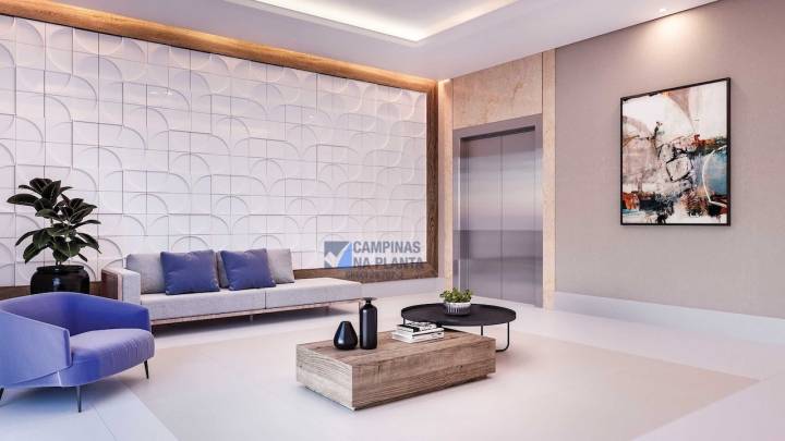 Hall social do breve lançamento Magno Cambuí Patriani