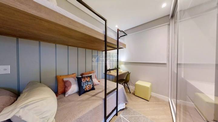 foto do quarto dos filhos do apartamento decorado do Parque Amizade Sumaré