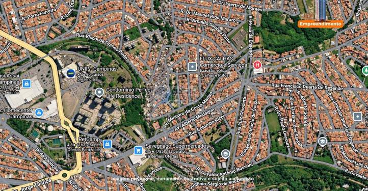 Localização do Gran Vic Veredas e principais acessos do entorno
