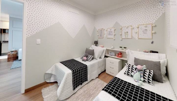 alameda primavera hortolandia apartamento decorado quarto 1