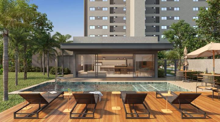 Casa de campo do Avenida 105 para convivência e lazer.