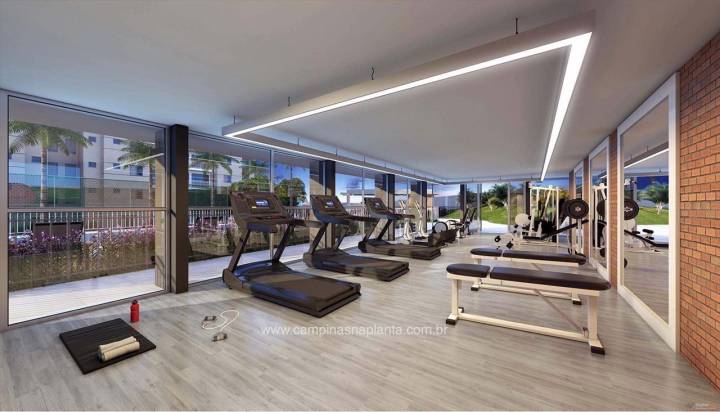 Perspectiva ilustrada do fitness