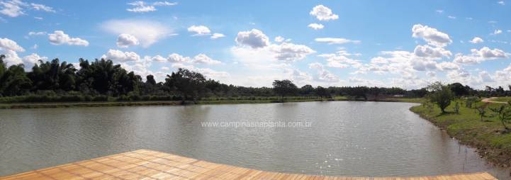 Tamboré Jaguariúna foto panorâmica do lago (oeste)