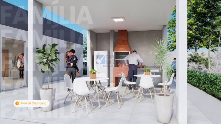 Área de churrasco Recanto dos Ipês - Confraternize com amigos e familiares.