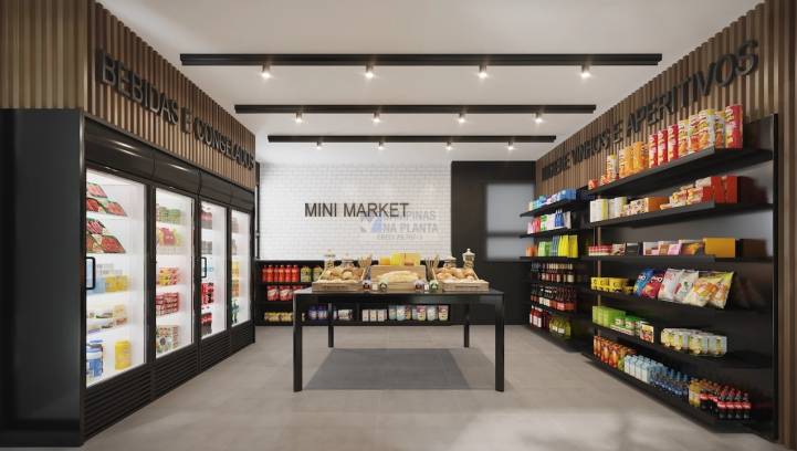 mini mercado ou conveniência