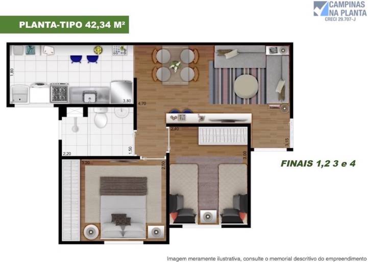 Reserva Family Sao Gabriel Planta Tipo