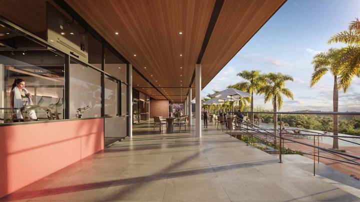 vista da varanda do clube do loteamento santana da lapa joaquim egidio