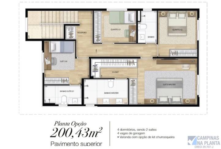Planta Opção Superior do Pateo Atmosphera