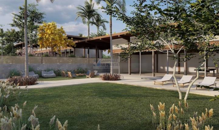 perspectiva da casa de campo