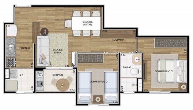 praticidade-planta-51m2-