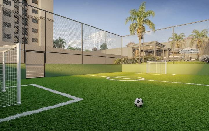 Quadra gramada no Residencial San Pietro