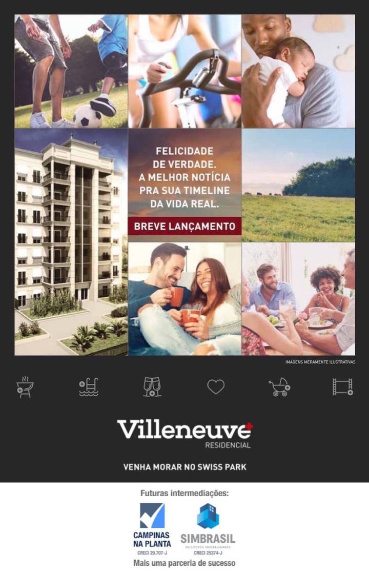 Villeneuve Residencial Swiss Park Breve Lancamento Imagens Ilustrativas