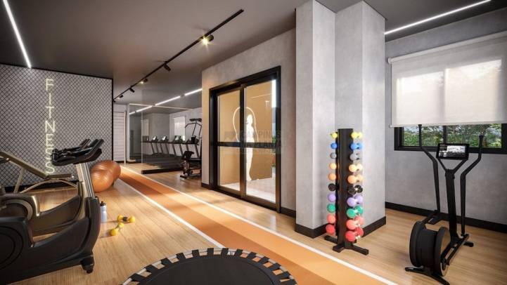 Perspectiva ilustrada do Fitness