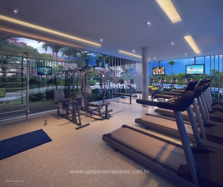 Perspectiva ilustrada do fitness