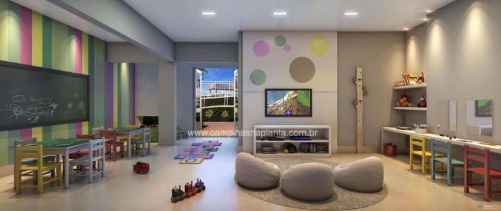 Perspectiva ilustrada da brinquedoteca