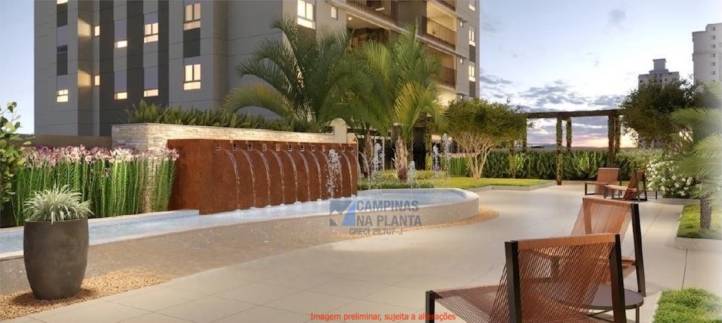 Praça e Espelho d'água do Luce Cambuí