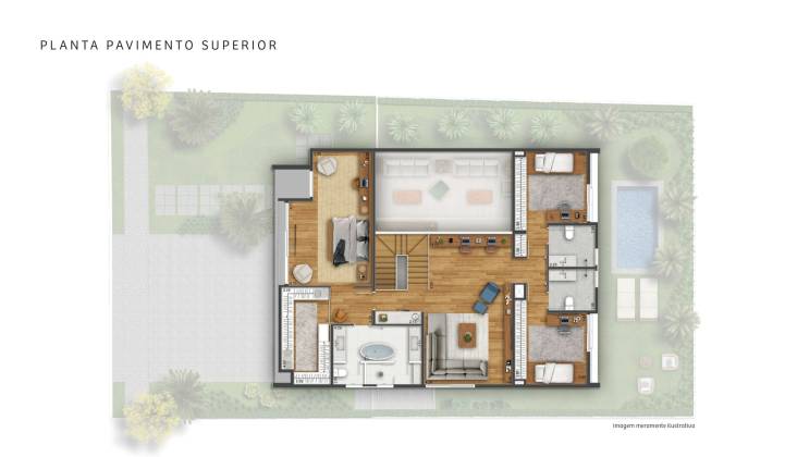 planta 3 suites