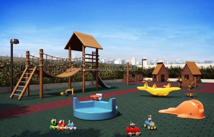 Perspectiva ilustrada do playground