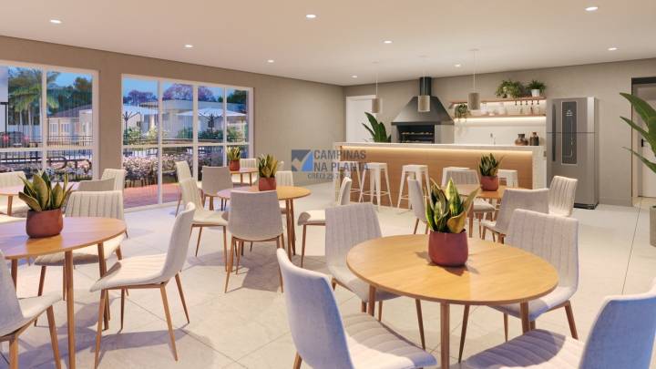 Salão de festas para eventos no Viva e Realize Dom Pedro